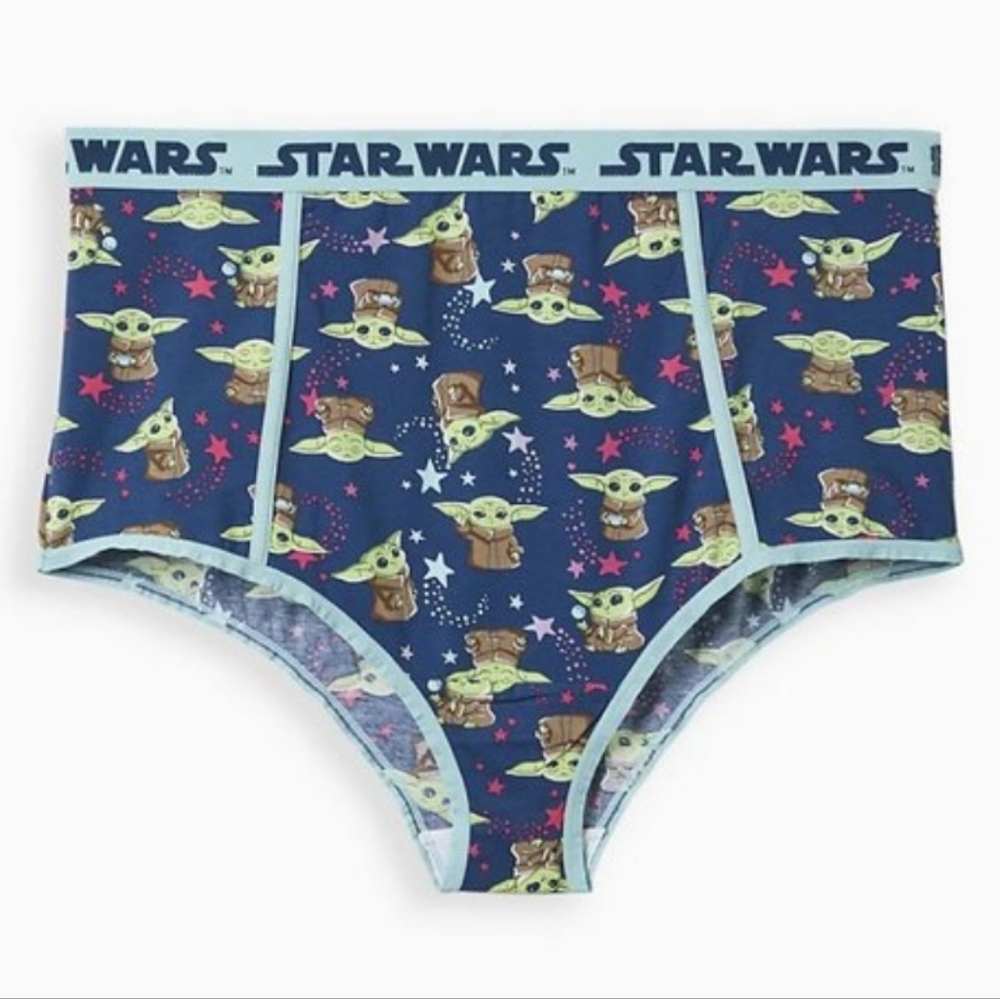 ❤️NWT TORRID STAR WARS PANTY MANDALORIAN BABY GROGU YODA - PLUS SIZE 1X